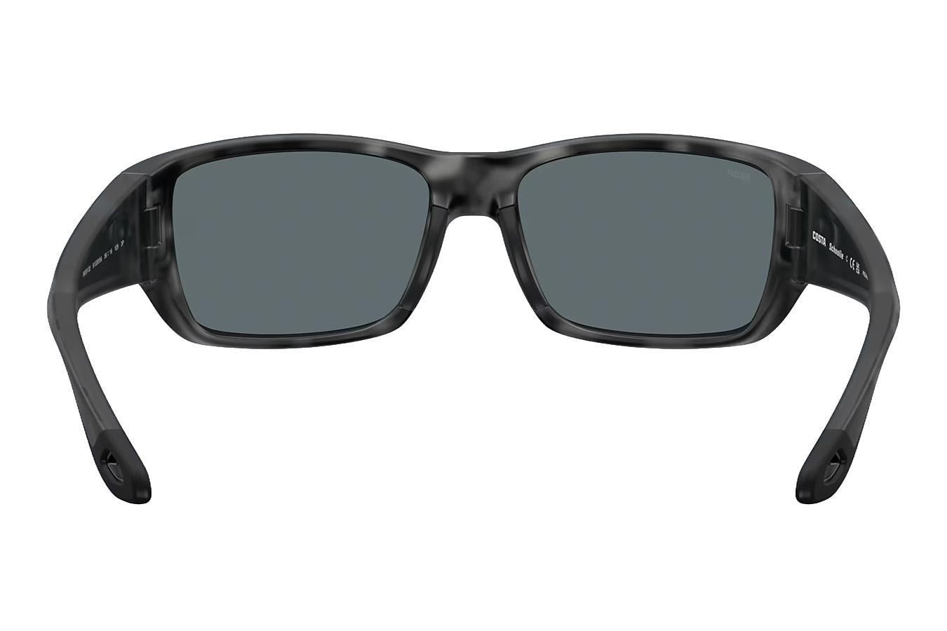 COSTA DEL MAR Schoolie Matte Tiger Shark Frame with Blue Mirror Lenses